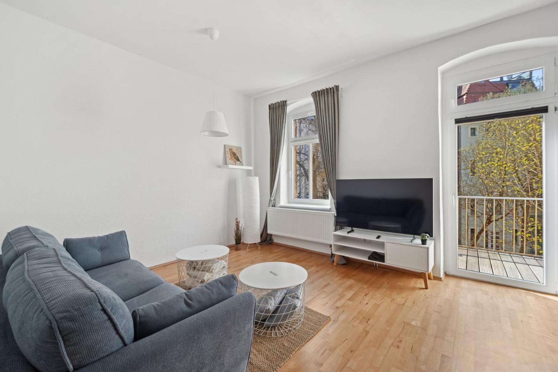 Apartment Helle Altbauwohnung 3 Zimmer & Balkon - Nahe Tu & Zentrum *